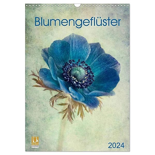 Blumengeflüster (Wandkalender 2024 DIN A3 hoch), CALVENDO Monatskalender, Claudia Möckel / Lucy L!u