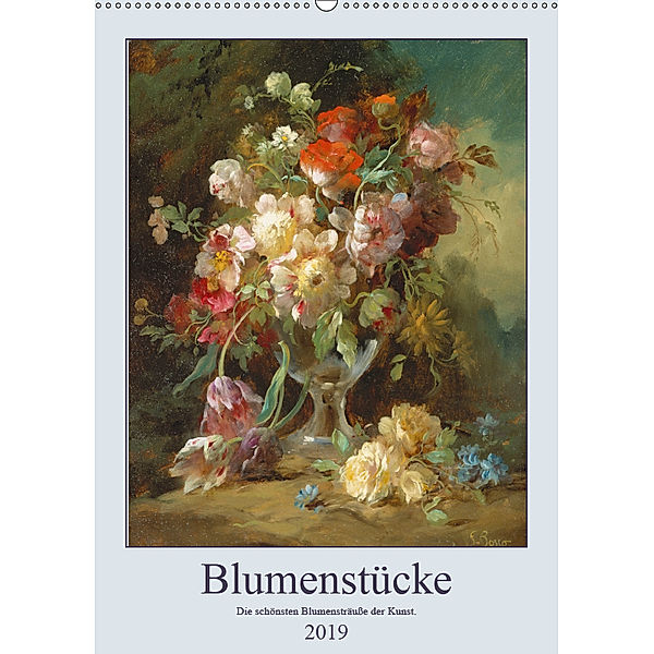 Blumenstücke 2019 (Wandkalender 2019 DIN A2 hoch), ARTOTHEK - Bildagentur der Museen