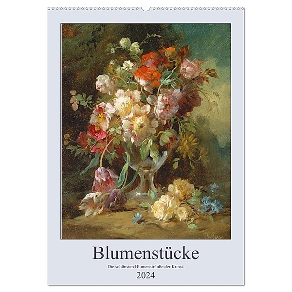 Blumenstücke 2024 (Wandkalender 2024 DIN A2 hoch), CALVENDO Monatskalender, ARTOTHEK - Bildagentur der Museen