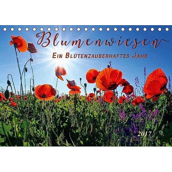 Blumenwiesen - ein blütenzauberhaftes Jahr (Tischkalender 2017 DIN A5 quer), Peter Roder