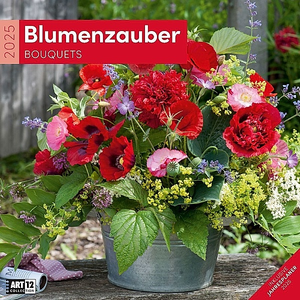 Blumenzauber Kalender 2025 - 30x30, Ackermann Kunstverlag