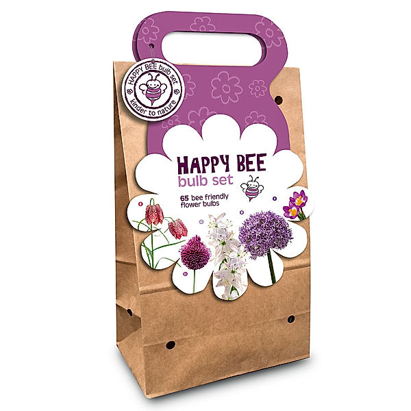 Blumenzwiebel-Set Happy Bee Purpur-Violett