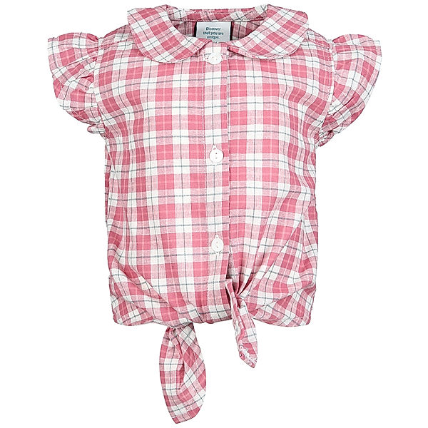 Boboli Bluse KNOT kariert in pink