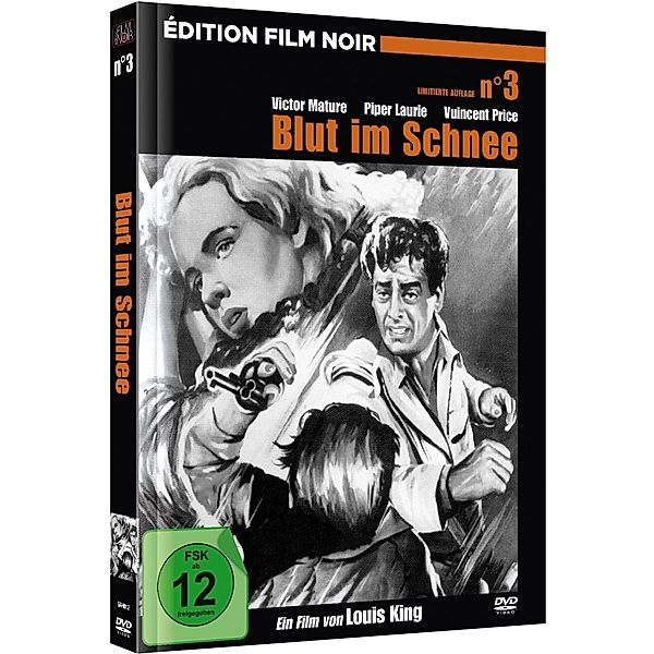 Blut im Schnee-Film Noir Limited Mediabook Nr.3 Limited Mediabook, Vincent Price, Piper Laurie, Victor Mature