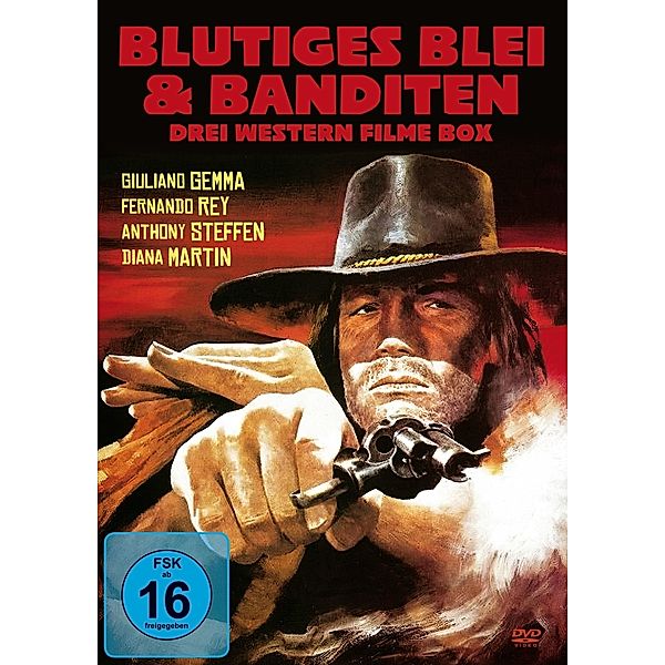 Blutiges Blei & Banditen DVD-Box, Diana Martin, Anthony Steffen, Leontine Mey