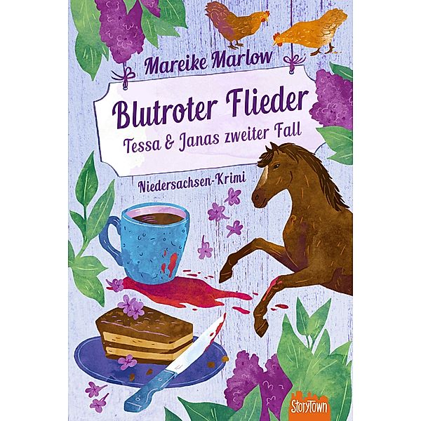 Blutroter Flieder / Tessa & Jana - Niedersachsen Krimi Bd.2, Mareike Marlow