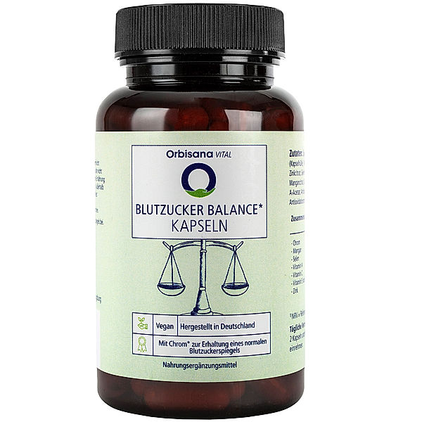 Blutzucker Balance Kapseln von Orbisana VITAL (90 Stk.)