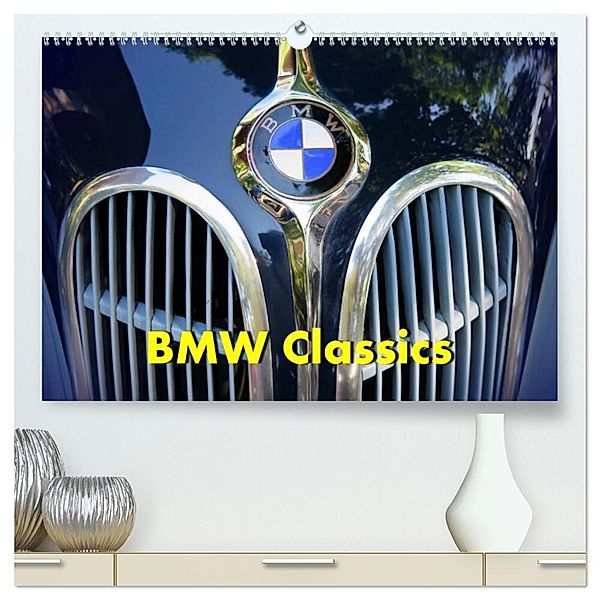 BMW Classics (hochwertiger Premium Wandkalender 2024 DIN A2 quer), Kunstdruck in Hochglanz, Arie Wubben