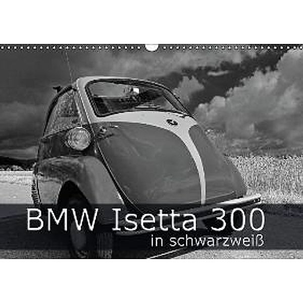 BMW Isetta 300 in schwarzweiß (Wandkalender 2016 DIN A3 quer), Ingo Laue