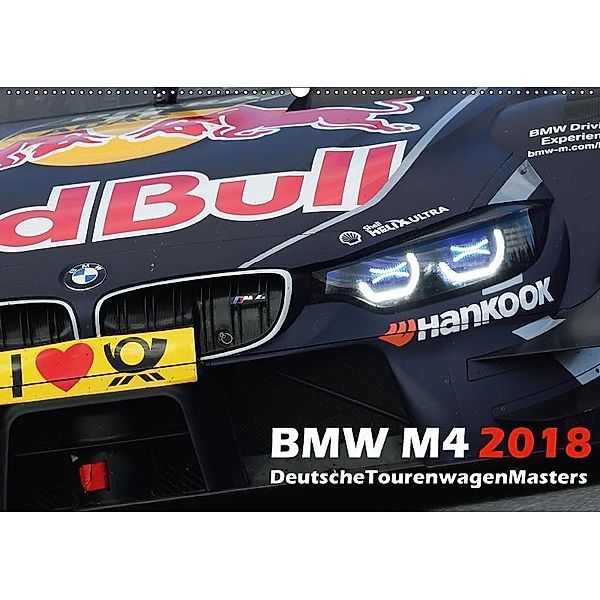 BMW M4 2018 DeutscheTourenwagenMasters (Wandkalender 2018 DIN A2 quer), art of speed