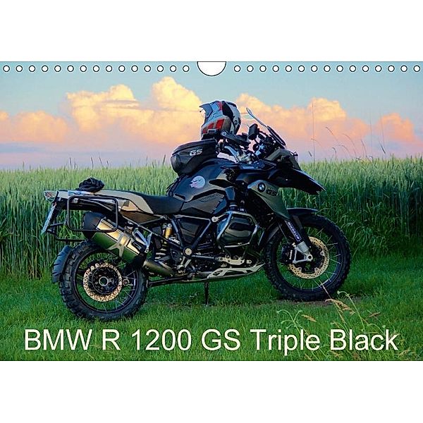 BMW R 1200 GS Triple Black (Wandkalender 2017 DIN A4 quer), Johann Ascher