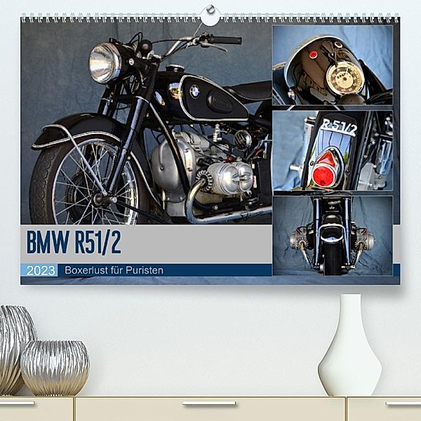 BMW R 51/2 (Premium, hochwertiger DIN A2 Wandkalender 2023, Kunstdruck in Hochglanz), Ingo Laue
