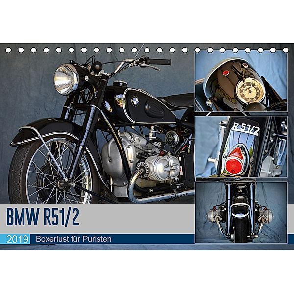 BMW R 51/2 (Tischkalender 2019 DIN A5 quer), Ingo Laue