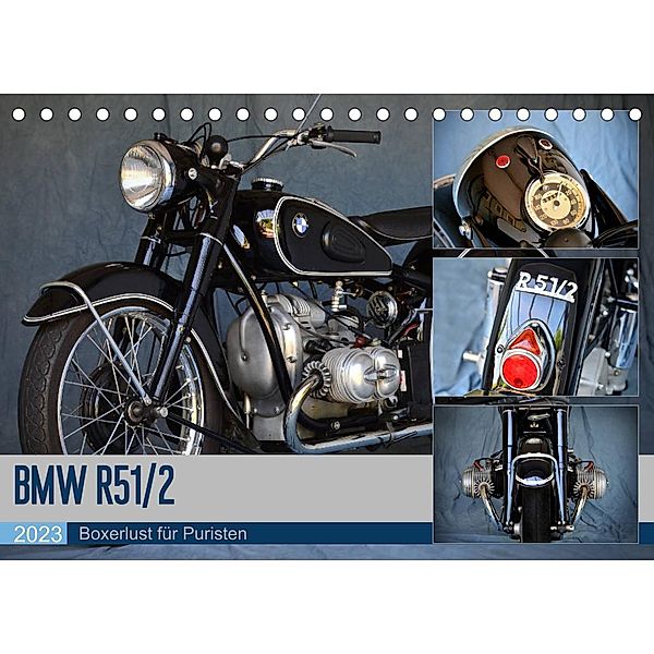 BMW R 51/2 (Tischkalender 2023 DIN A5 quer), Ingo Laue