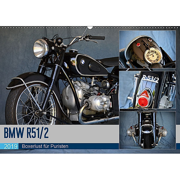 BMW R 51/2 (Wandkalender 2019 DIN A2 quer), Ingo Laue