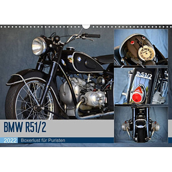 BMW R 51/2 (Wandkalender 2022 DIN A3 quer), Ingo Laue
