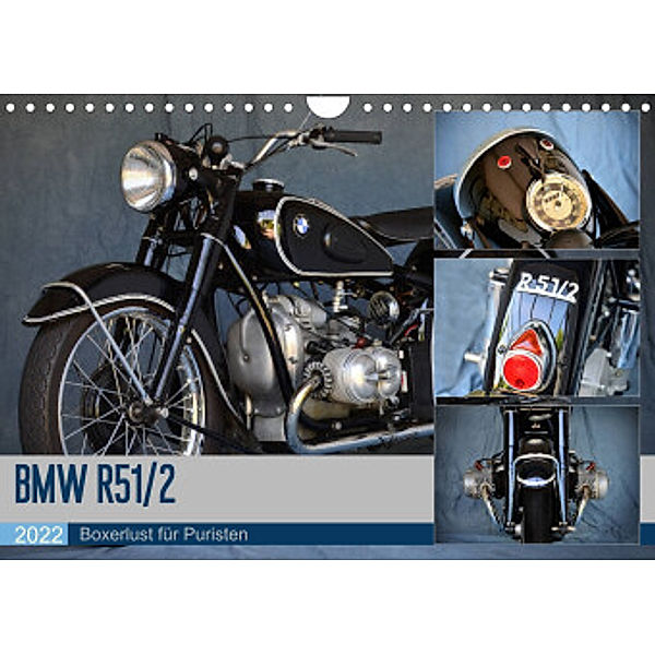 BMW R 51/2 (Wandkalender 2022 DIN A4 quer), Ingo Laue