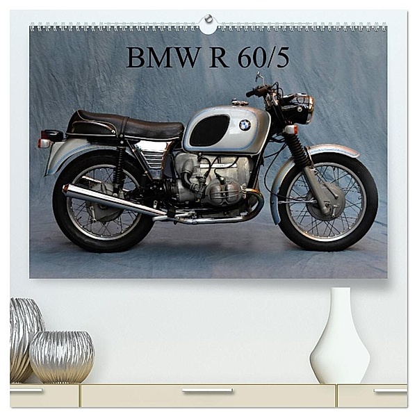 BMW R 60/5 (hochwertiger Premium Wandkalender 2024 DIN A2 quer), Kunstdruck in Hochglanz, Ingo Laue
