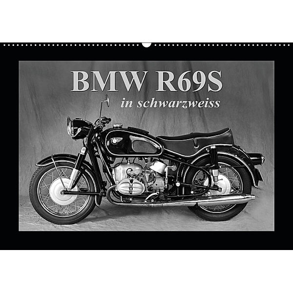 BMW R69S in schwarzweiss (Wandkalender 2019 DIN A2 quer), Ingo Laue