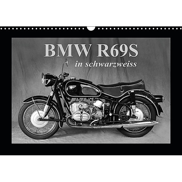 BMW R69S in schwarzweiss (Wandkalender 2019 DIN A3 quer), Ingo Laue