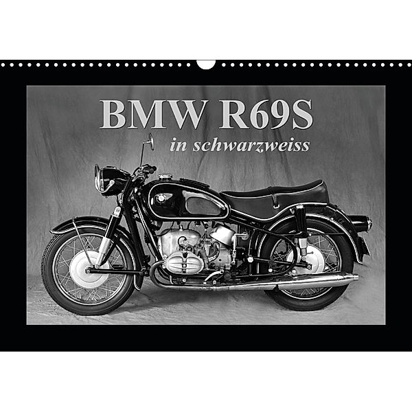 BMW R69S in schwarzweiss (Wandkalender 2020 DIN A3 quer), Ingo Laue