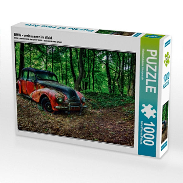 BMW - verlassener im Wald (Puzzle), Heribert Adams