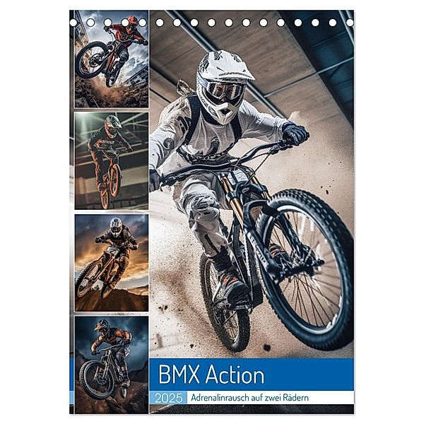 BMX Action (Tischkalender 2025 DIN A5 hoch), CALVENDO Monatskalender, Calvendo, Steffen Gierok-Latniak