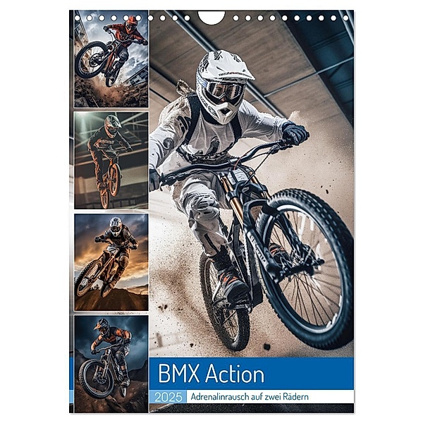 BMX Action (Wandkalender 2025 DIN A4 hoch), CALVENDO Monatskalender, Calvendo, Steffen Gierok-Latniak