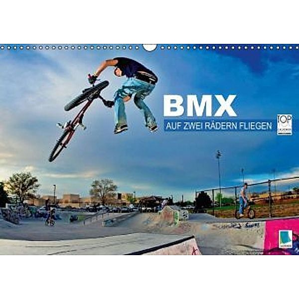 BMX Auf zwei Rädern fliegen (Wandkalender 2015 DIN A3 quer), Calvendo