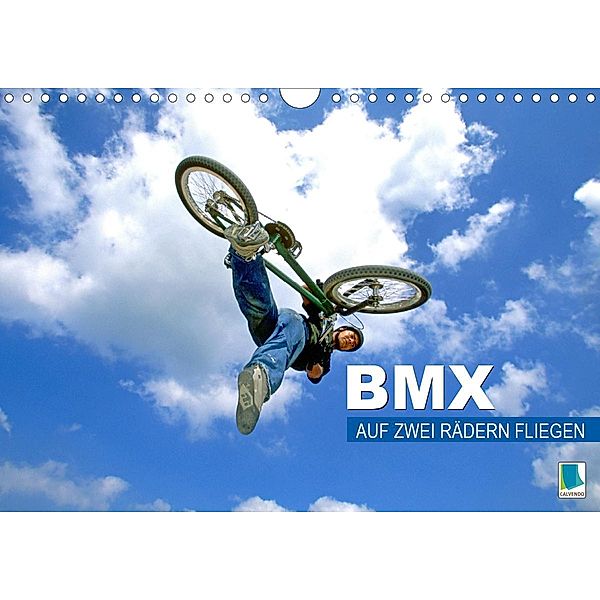 BMX - Auf zwei Rädern fliegen (Wandkalender 2021 DIN A4 quer), Calvendo