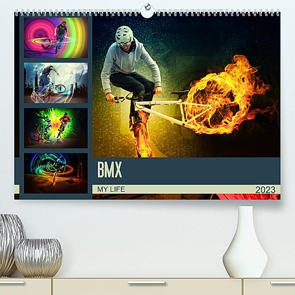 BMX My Life (Premium, hochwertiger DIN A2 Wandkalender 2023, Kunstdruck in Hochglanz), Dirk Meutzner
