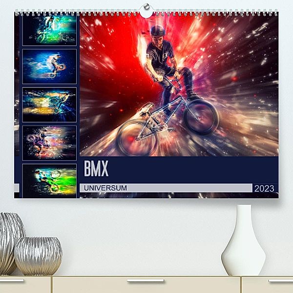 BMX Universum (Premium, hochwertiger DIN A2 Wandkalender 2023, Kunstdruck in Hochglanz), Dirk Meutzner