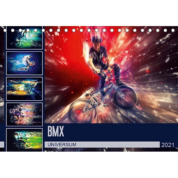 BMX Universum (Tischkalender 2021 DIN A5 quer), Dirk Meutzner