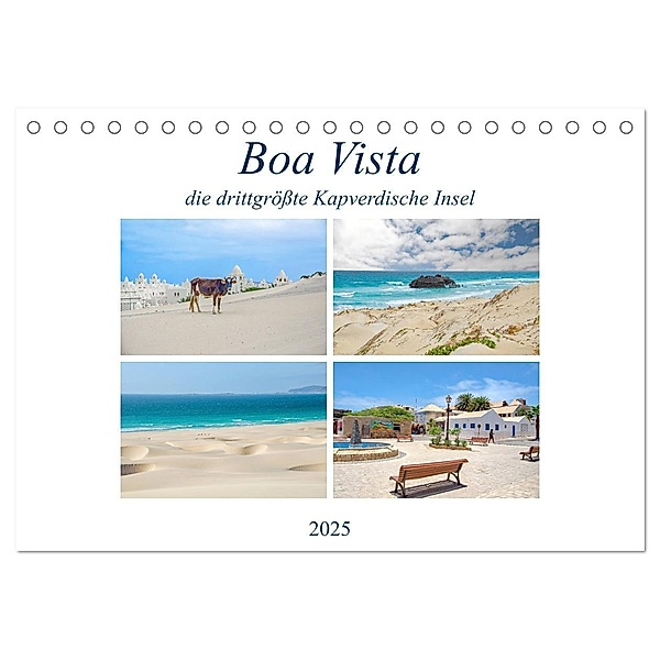 Boa Vista - die drittgrösste Kapverdische Insel (Tischkalender 2025 DIN A5 quer), CALVENDO Monatskalender, Calvendo, Nina Schwarze