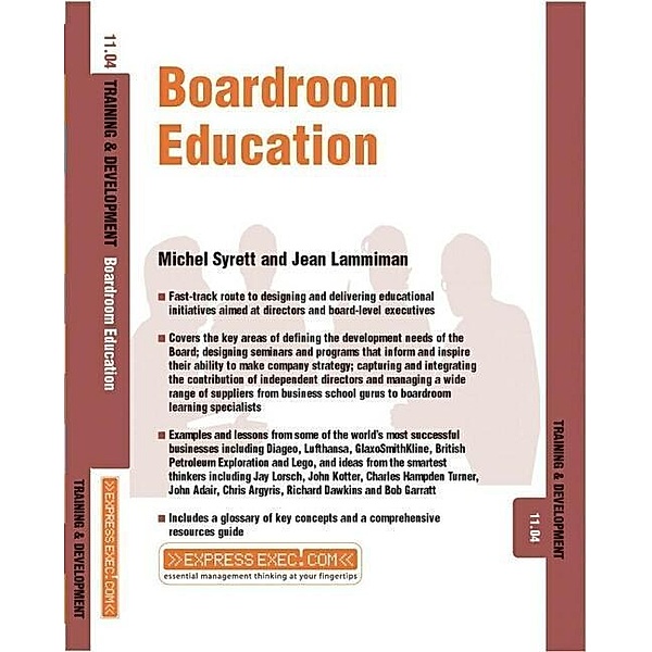 Boardroom Education, Michel Syrett, Jean Lammiman