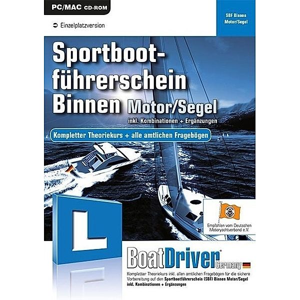 Boatdriver Germ. - Sportbootführersch. Binnen Seg