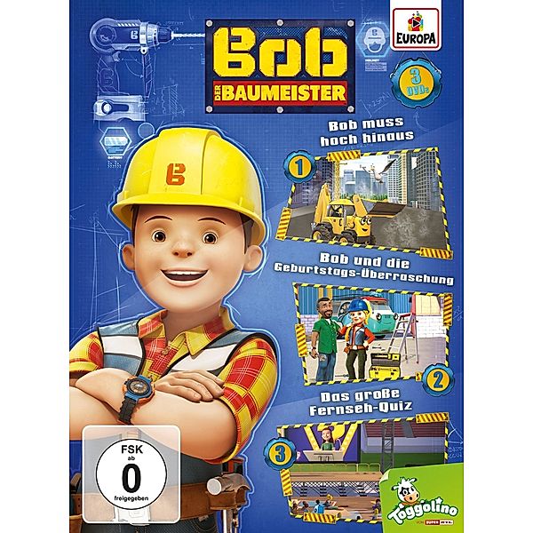 Bob der Baumeister - 3DVD-Box - Folgen 1, 2, 3, Bob Der Baumeister