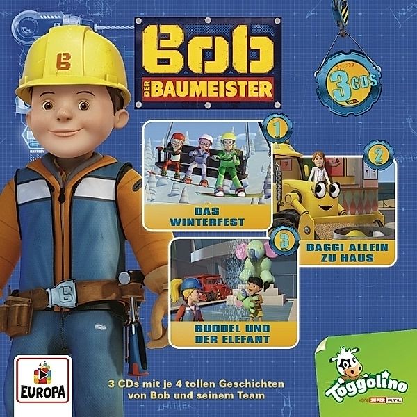 Bob der Baumeister 3er.Box.3,3 Audio-CD, Bob der Baumeister