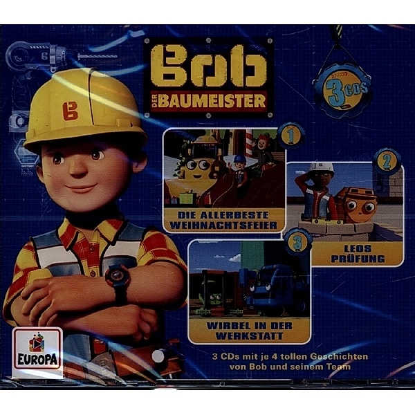 Bob der Baumeister, 3er Box,3 Audio-CD, Bob der Baumeister