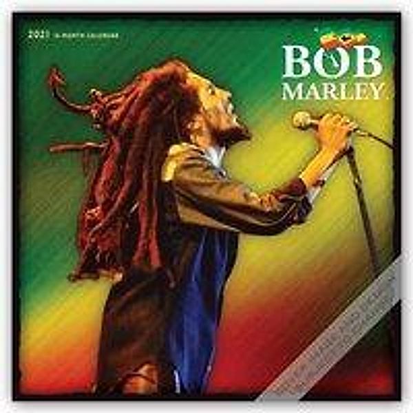 Bob Marley 2021 - 16-Monatskalender, BrownTrout Publisher