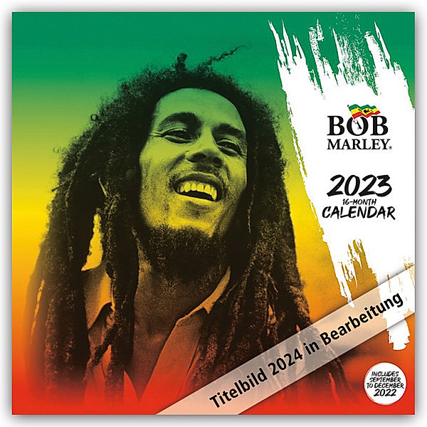 Bob Marley - Offizieller Kalender 2024 - 16-Monatskalender, Pyramid International