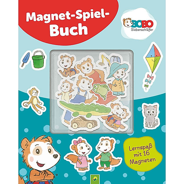 Bobo Siebenschläfer Magnet-Spiel-Buch