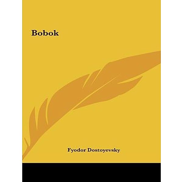Bobok / Vintage Books, Fyodor Dostoyevsky