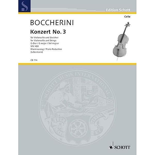 Boccherini, L: Konzert No. 3 G-Dur