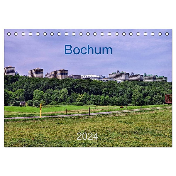 Bochum / Geburtstagskalender (Tischkalender 2024 DIN A5 quer), CALVENDO Monatskalender, Uwe Reschke