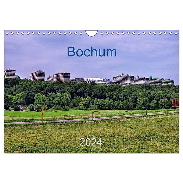 Bochum / Geburtstagskalender (Wandkalender 2024 DIN A4 quer), CALVENDO Monatskalender, Uwe Reschke