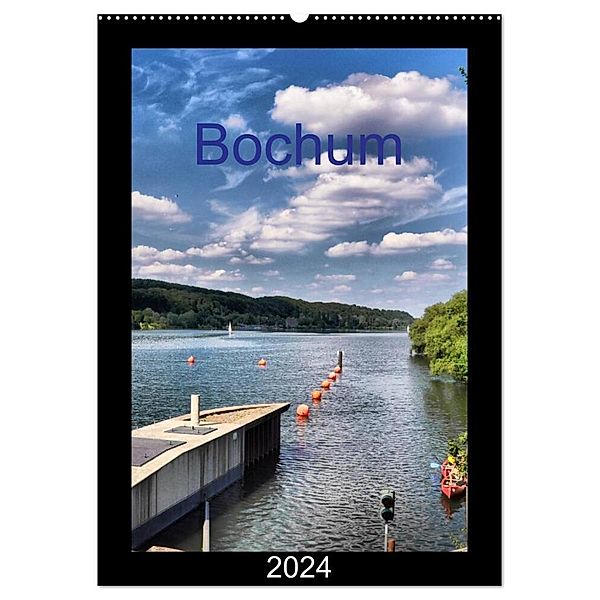 Bochum (Wandkalender 2024 DIN A2 hoch), CALVENDO Monatskalender, Uwe Reschke