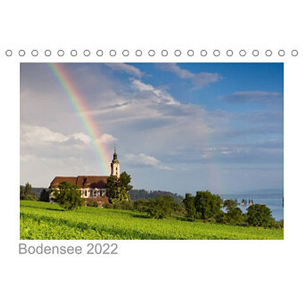 Bodensee 2022 (Tischkalender 2022 DIN A5 quer), Kalender365.com