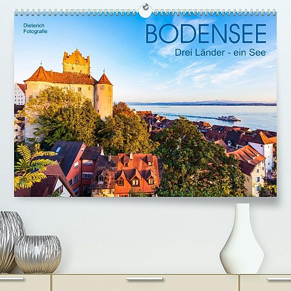 BODENSEE  Drei Länder - ein See (Premium, hochwertiger DIN A2 Wandkalender 2023, Kunstdruck in Hochglanz), Werner Dieterich