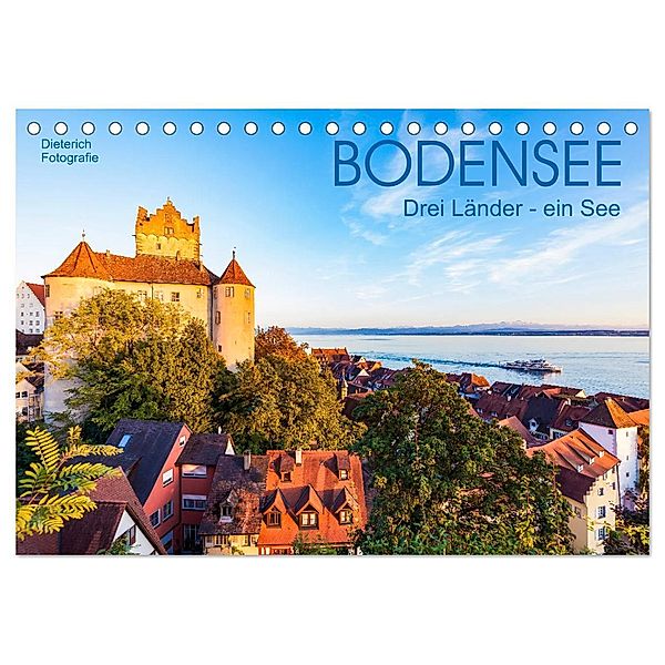 BODENSEE Drei Länder - ein See (Tischkalender 2024 DIN A5 quer), CALVENDO Monatskalender, Werner Dieterich
